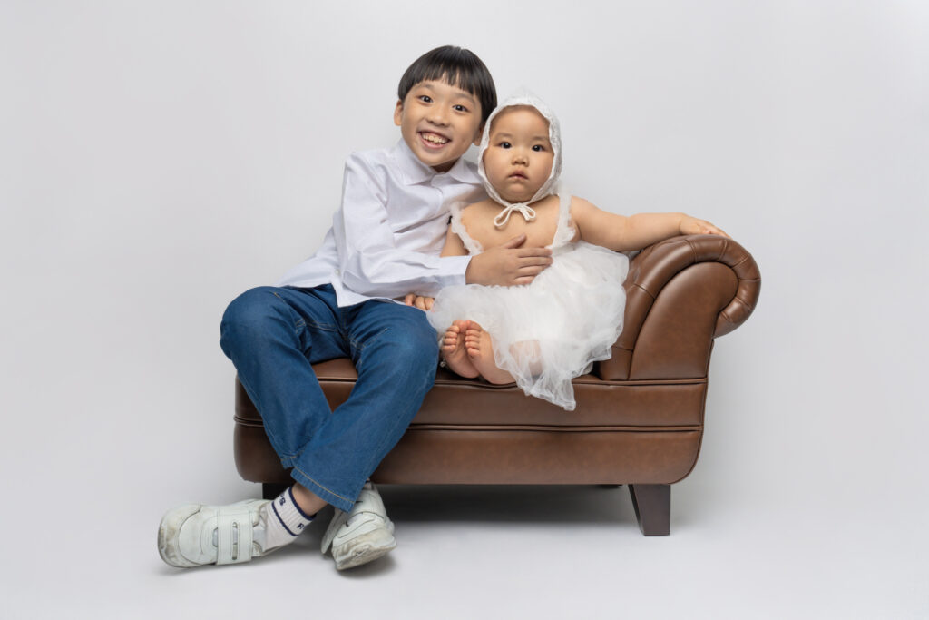 happy family captured in a picturesque.