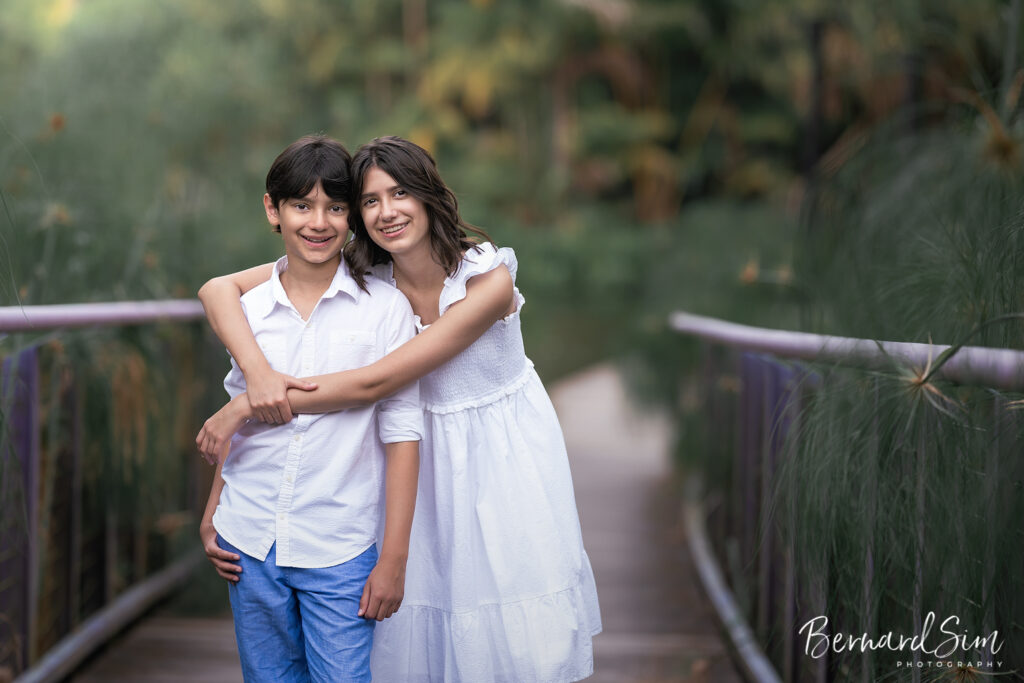 Professional outdoor photoshoot.